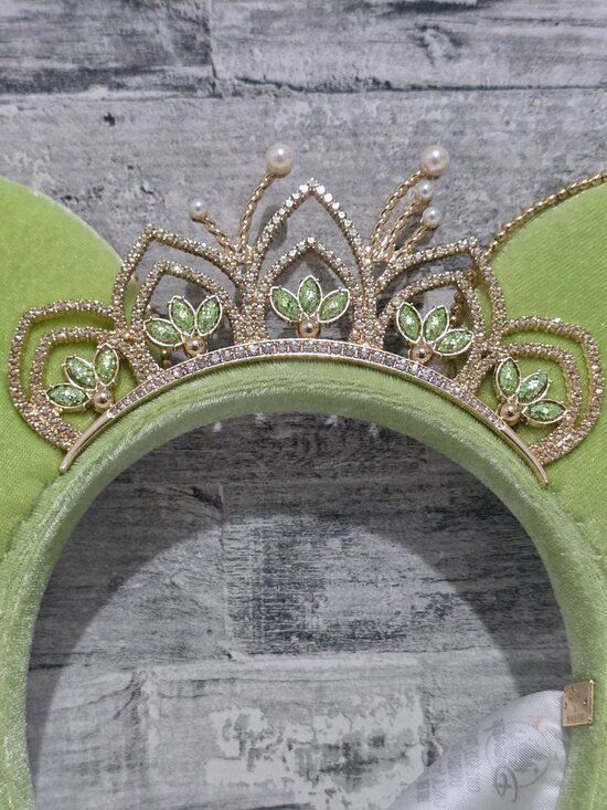 Disney Parks x BaubleBar Tiana Minnie Ears Headband Princess and Frog Crown main image 9